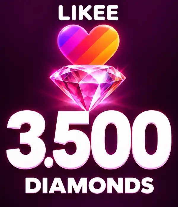 Likee 3.500 Diamonds