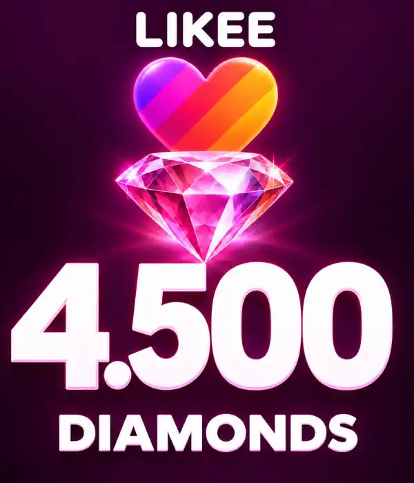 Likee 4.500 Diamonds