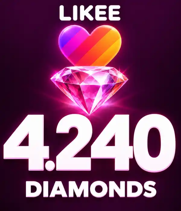 Likee 4.240 Diamonds