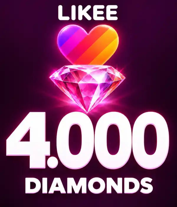 Likee 4.000 Diamonds