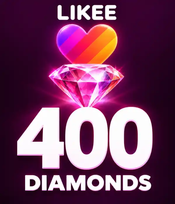 Likee 400 Diamonds