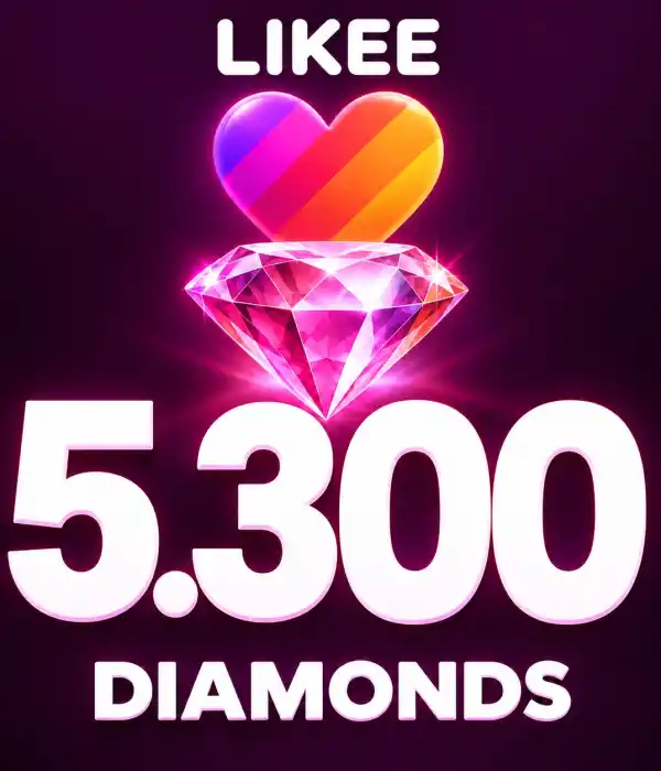 Likee 5.300 Diamonds