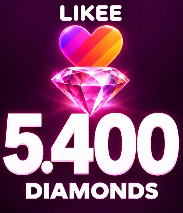 Likee 5.400 Diamonds