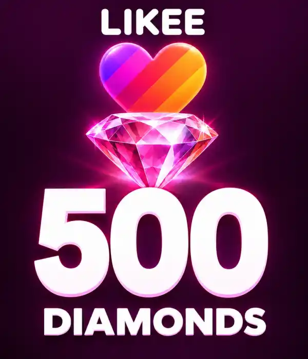 Likee 500 Diamonds