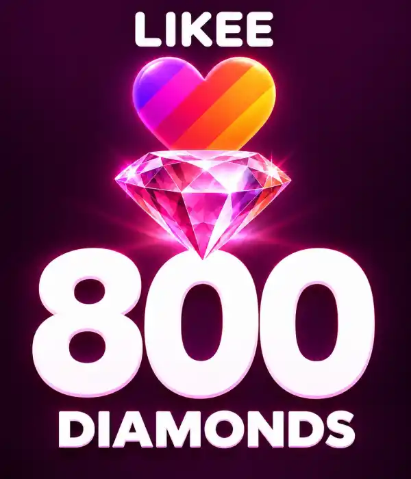 Likee 800 Diamonds