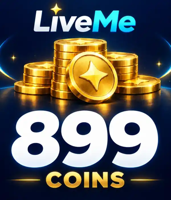 LiveMe 899 Coins 9.99 USD