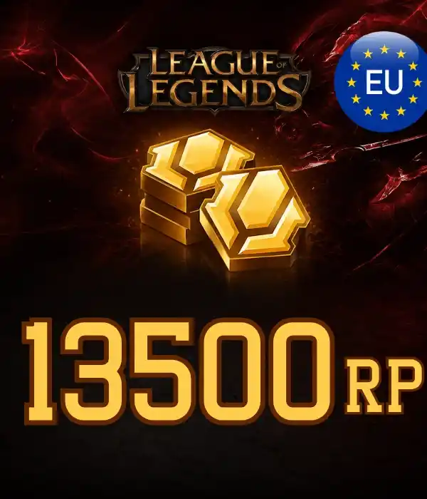 LoL 13500 RP EU West 100 EUR