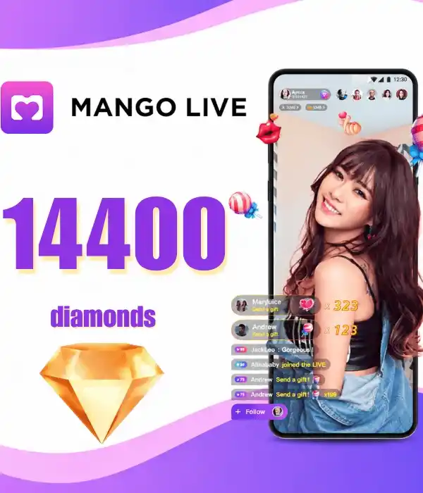 Mango Live 14400 Diamonds
