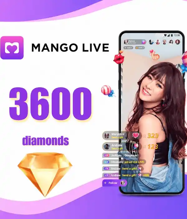 Mango Live 3600 Diamonds