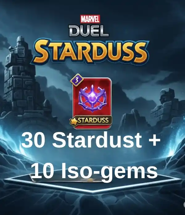 Marvel DUEL 30 Stardust + 10 Iso-Gems