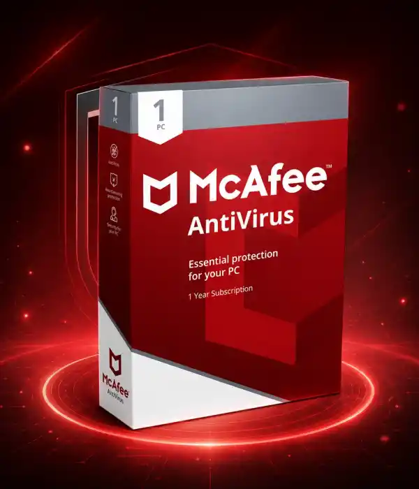 McAfee Antivirus Card 1 user