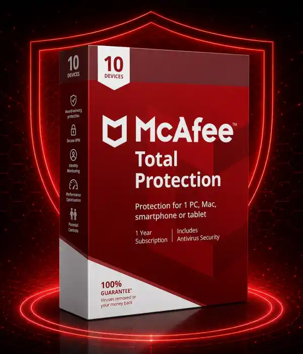 McAfee Total Protection Card 10 Device