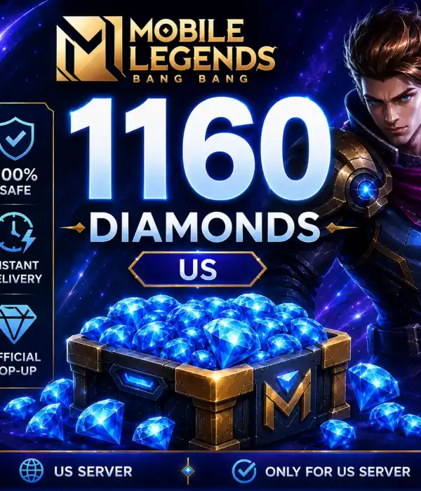 MLBB 1000+160 Diamonds US