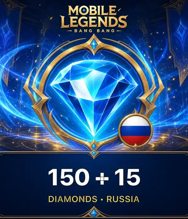MLBB Rusya 150+15 Diamonds