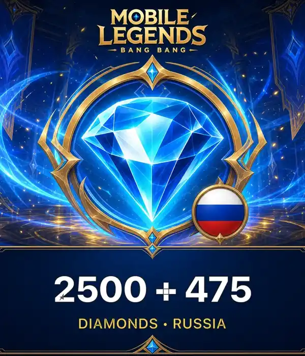 MLBB Rusya 2500+475 Diamonds