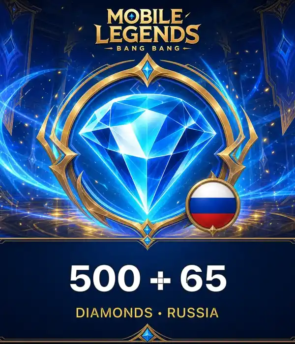 MLBB Rusya 500+65 Diamonds