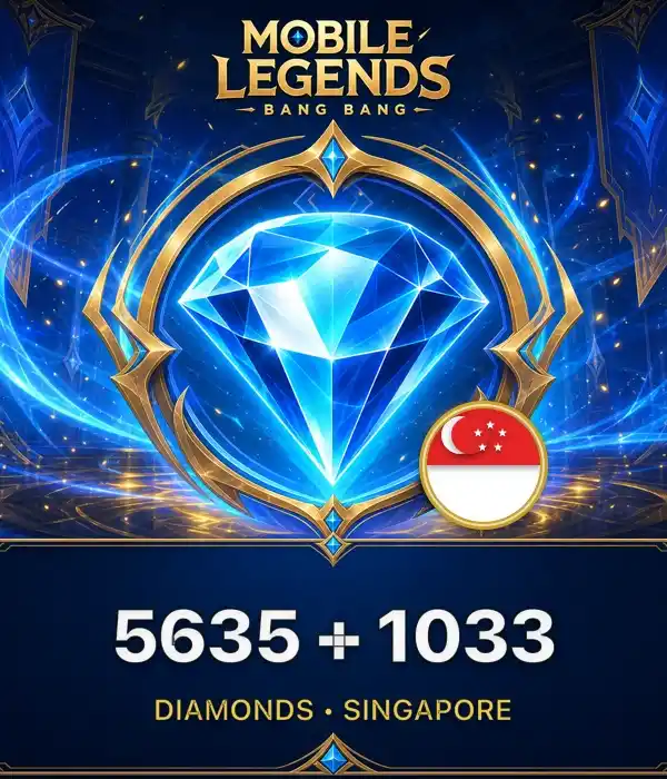 MLBB Сингапур 5635+1033 Diamonds