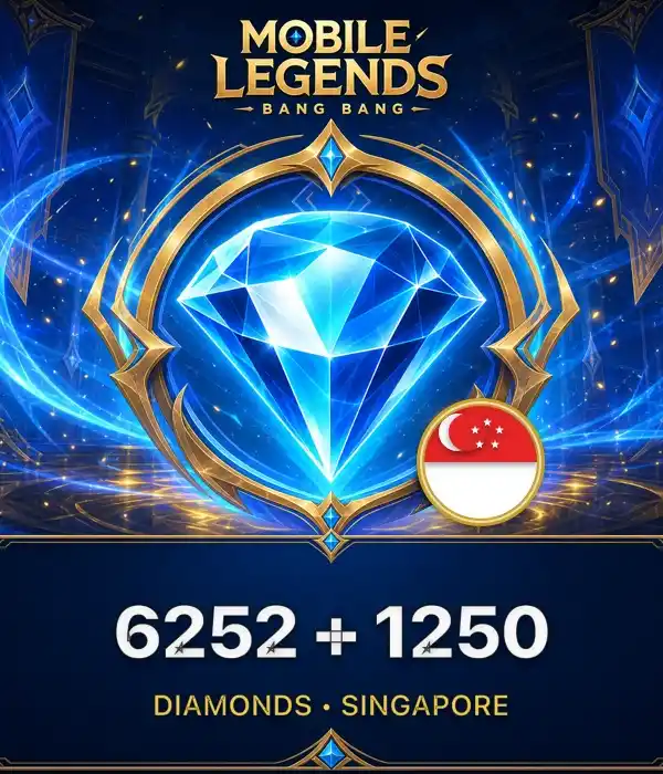 MLBB Сингапур 6252+1250 Diamonds