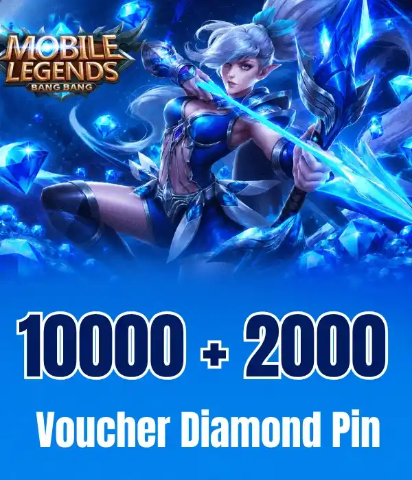 Mobile Legends 10,000 + 2,000 رمز ألماس إضافي