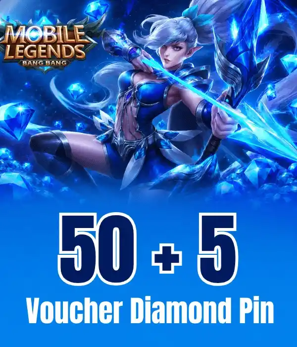 Mobile Legends 50 + 5 رمز ألماس إضافي
