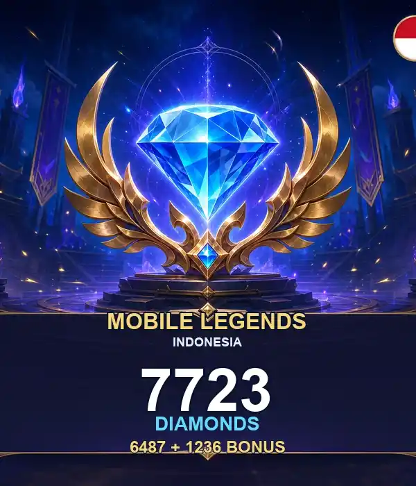 MLBB 7723 Diamonds (6487 + 1236 Bonus)