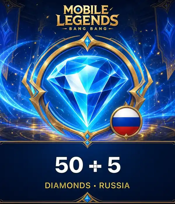 Mobile Legends Rusya 50+5 Diamonds