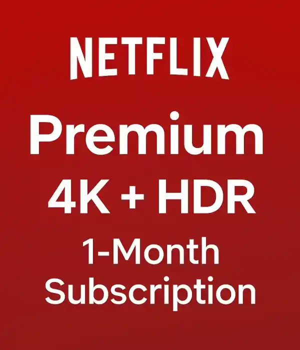 Netflix Premium 4K + HDR 1 Monat Abonnement