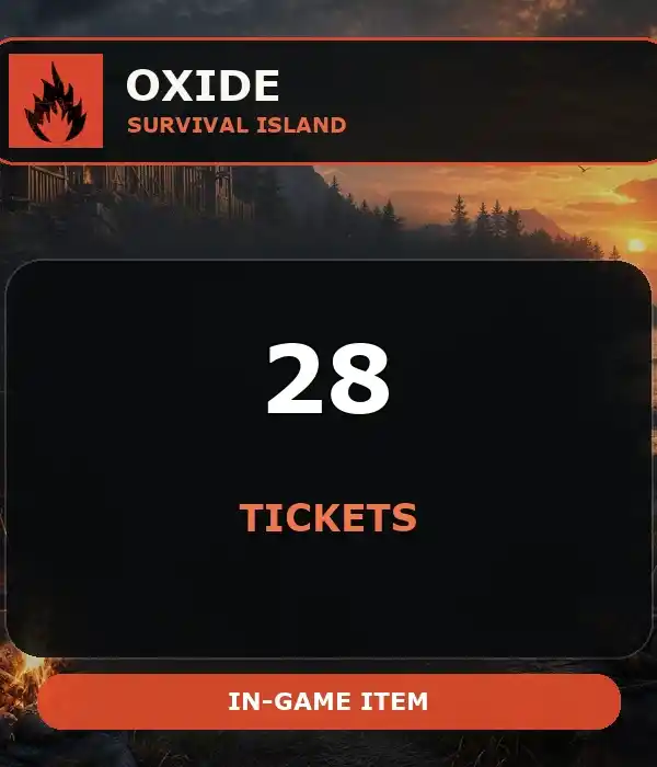 Oxide 28 Tickets