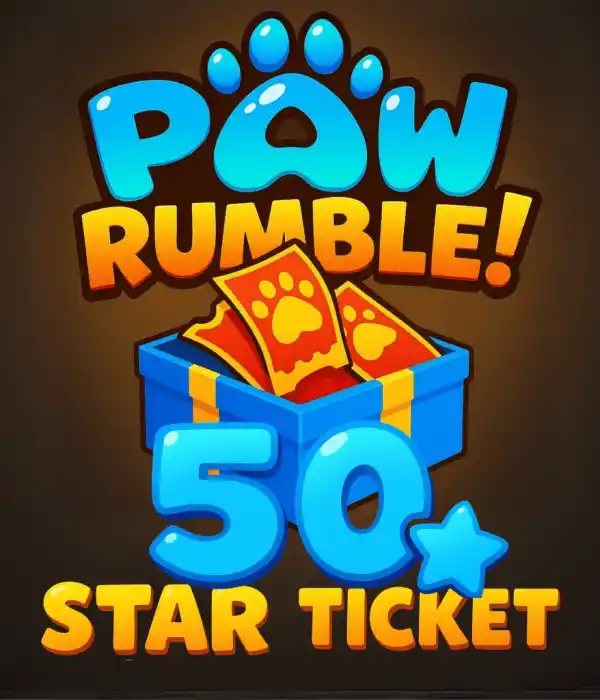Paw Rumble 50 Star Ticket