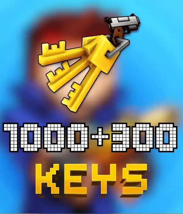 Pixel Gun 3D 1300 (1000+300) Keys