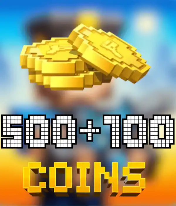 Pixel Gun 3D 600 (500+100) Coins