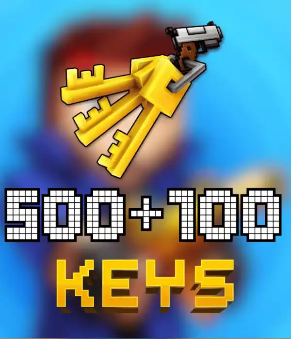 Pixel Gun 3D 600 (500+100) Keys