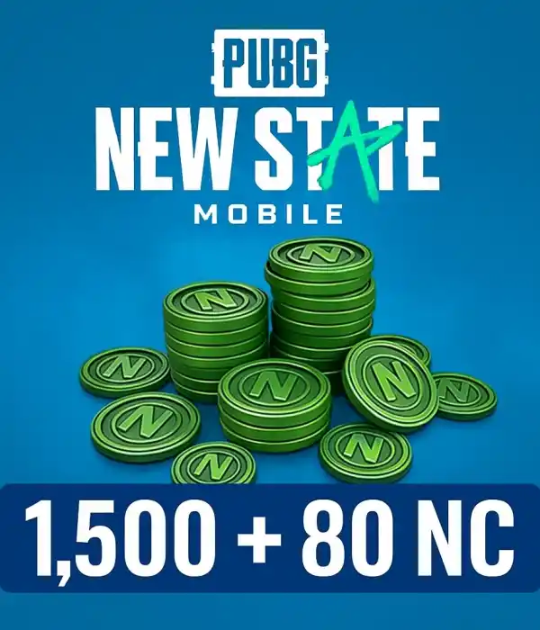 PUBG New State Mobile 1.500 + 80 Nc