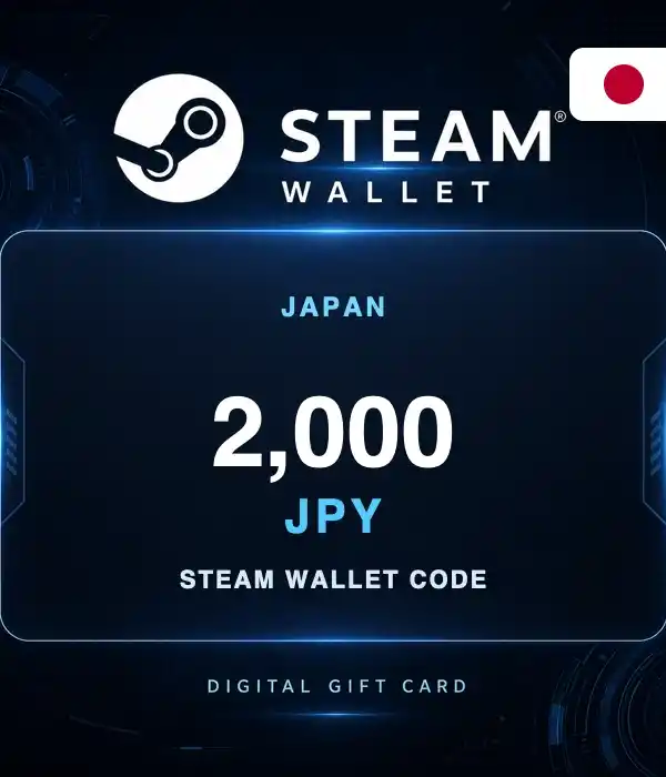 Steam Wallet 2,000 Yen JP