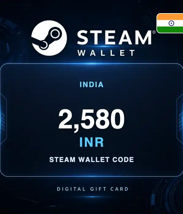 Steam Wallet 2580 Rupee IN