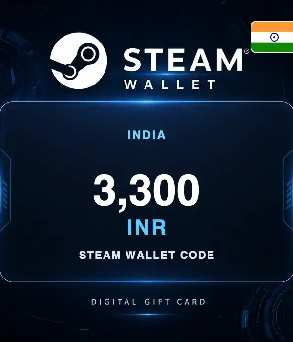 Steam Wallet 3300 Rupee IN