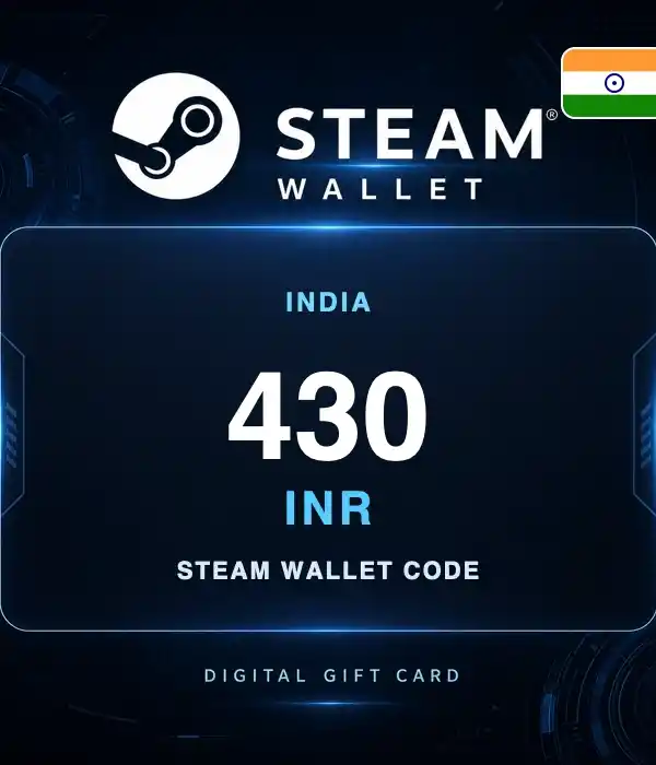 Steam Wallet 430 Rupee IN