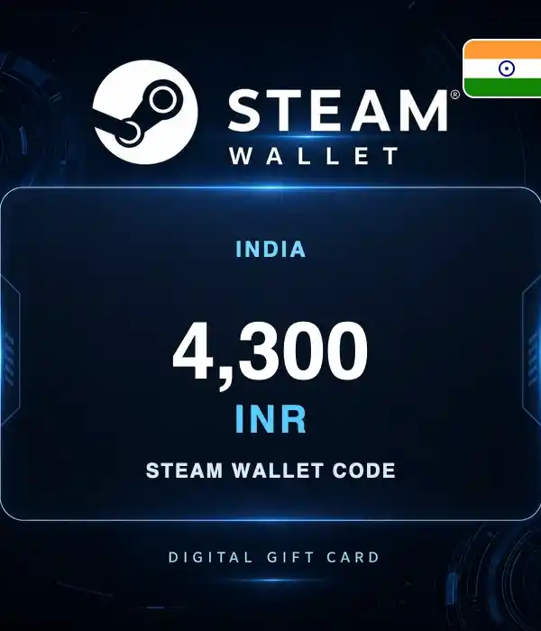 Steam Wallet 4300 Rupee IN