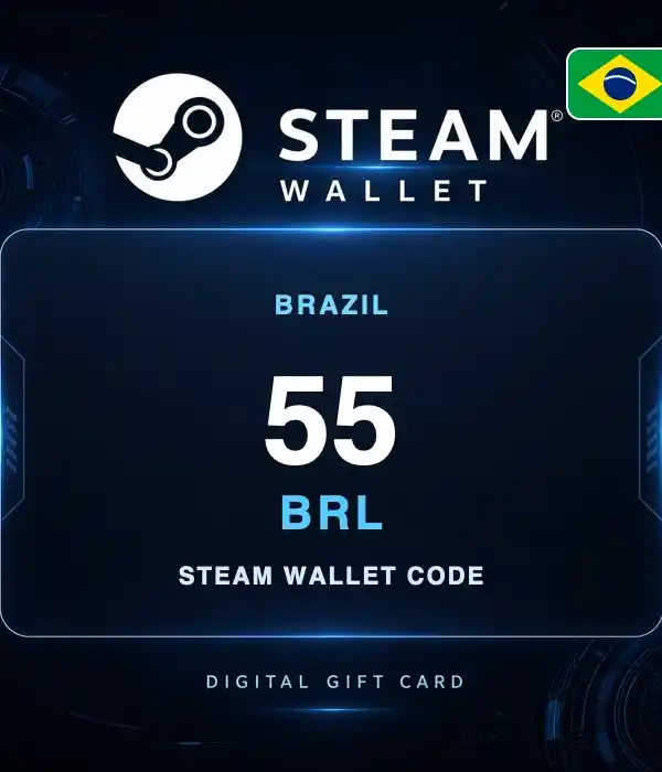 Steam Wallet 55 BRL BR