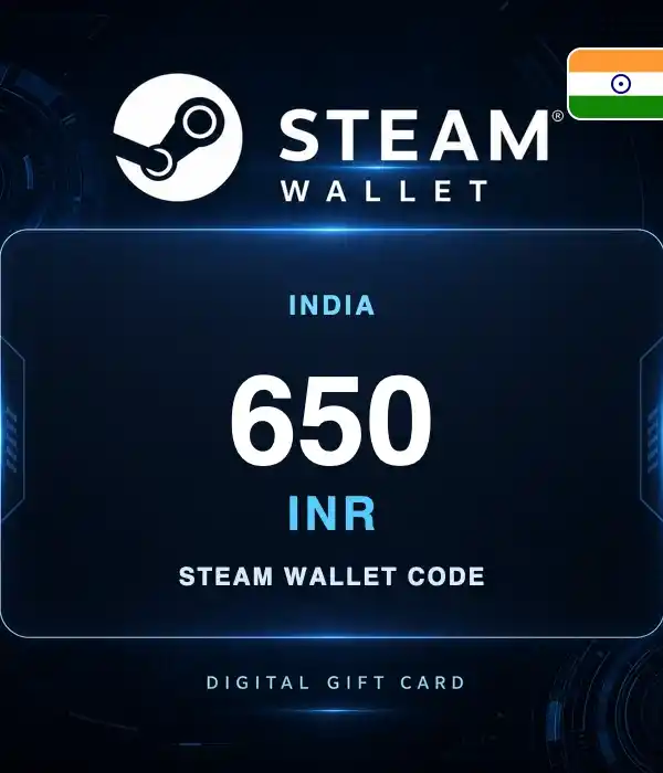 Steam Wallet 650 Rupee IN