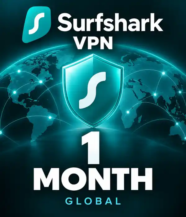 Surfshark 1M 15.45 USD