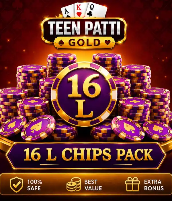 Teen Patti Gold 16 L Chips Pack