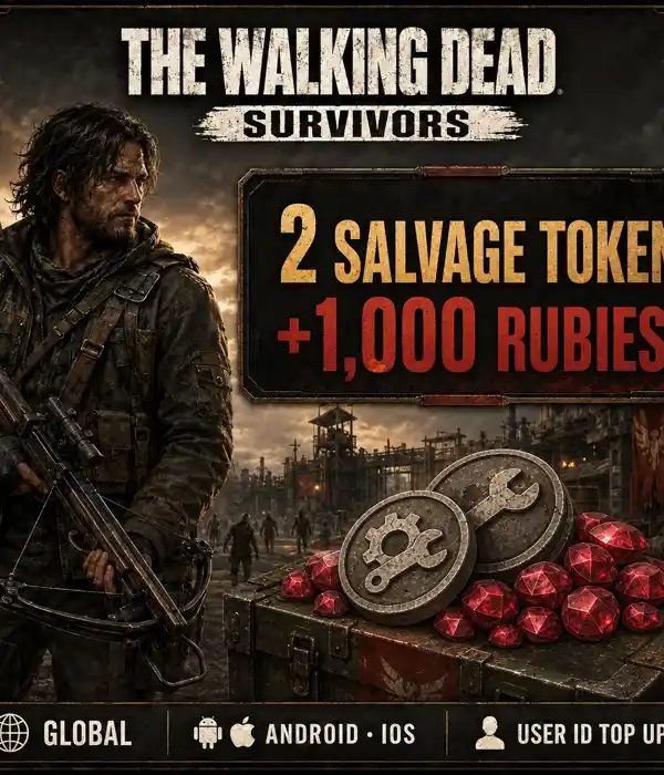The Walking Dead: Survivors 2 Salvage Token+1,000 Rubies