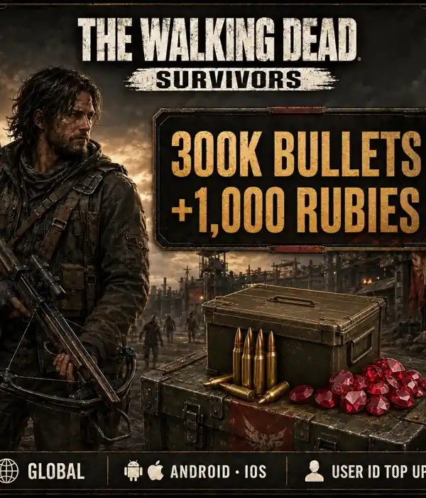 The Walking Dead: Survivors 300K Bullets+1,000 Rubies