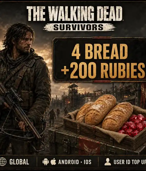 The Walking Dead: Survivors 4 Bread+200 Rubies