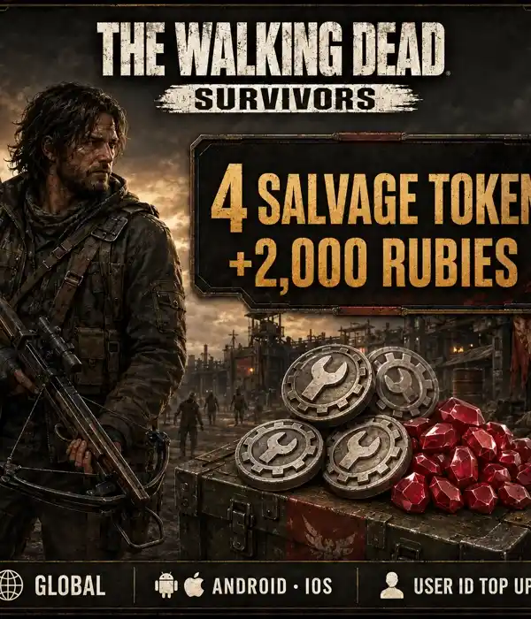 The Walking Dead: Survivors 4 Salvage Token+2,000 Rubies