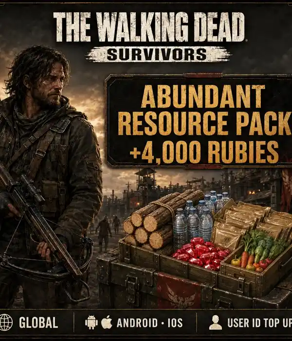 The Walking Dead: Survivors Abundant Resource Pack+4,000 Rubies