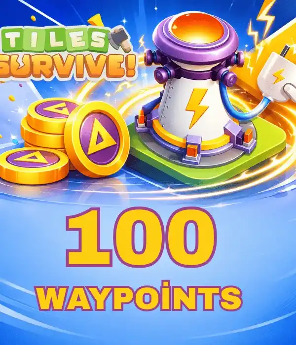 Tiles Survive! 100 Waypoints
