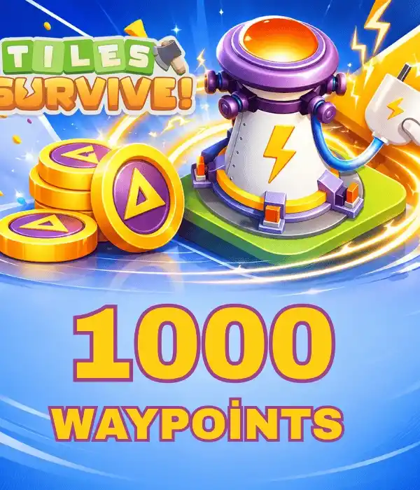 Tiles Survive! 1000 Waypoints