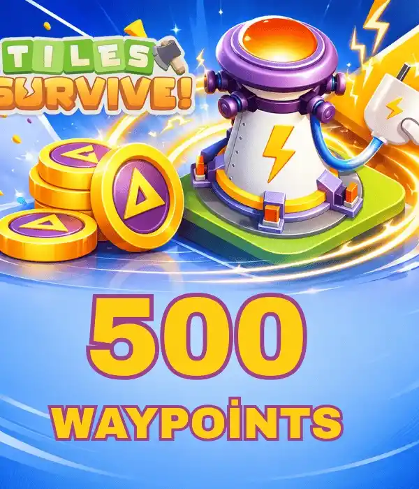 Tiles Survive! 500 Waypoints